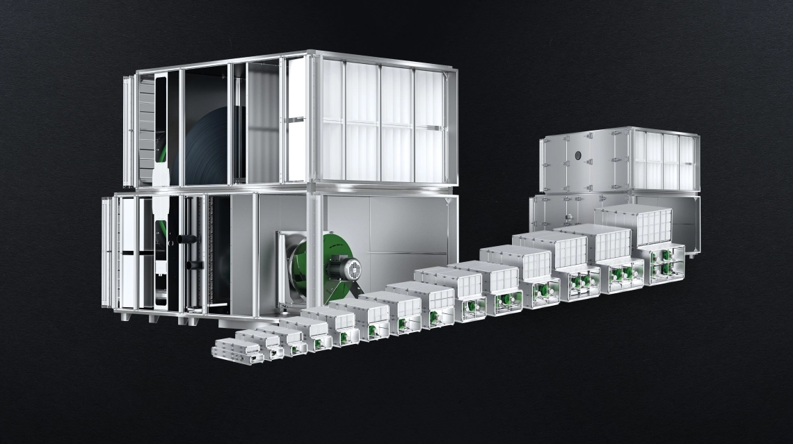 The image showcases Mycond's BreezMe and WindMe commercial ventilation systems.