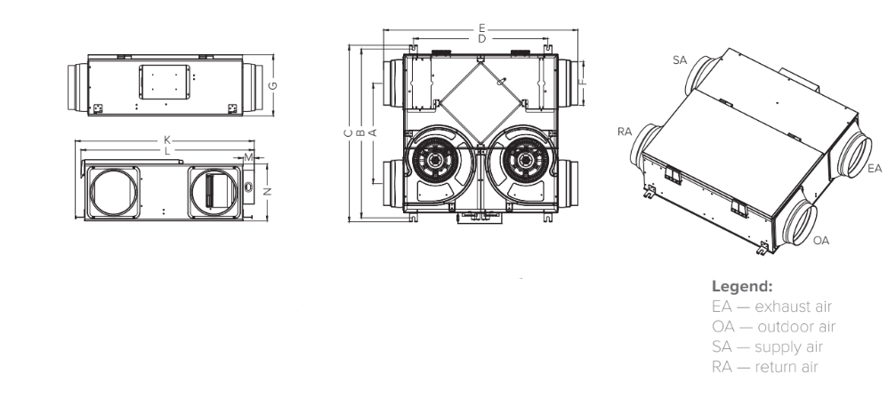 MyCond MVC***-A Overall dimensions - 1
