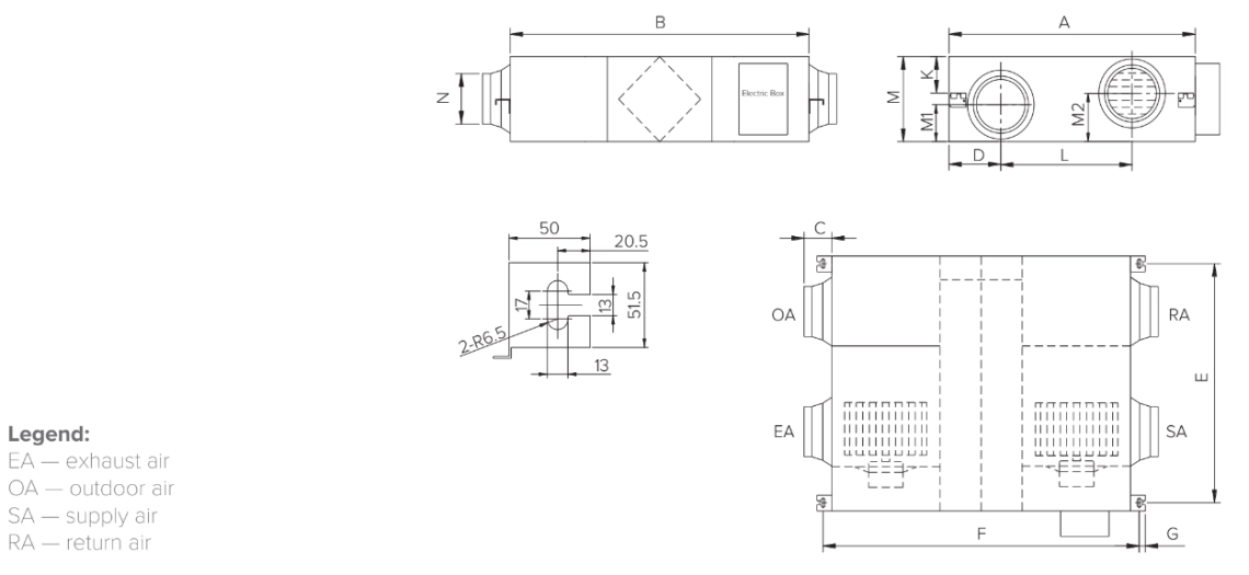 MyCond MVS***-DW Overall dimensions - 3